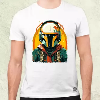 Anime Boba Fett fanart v3 férfi póló