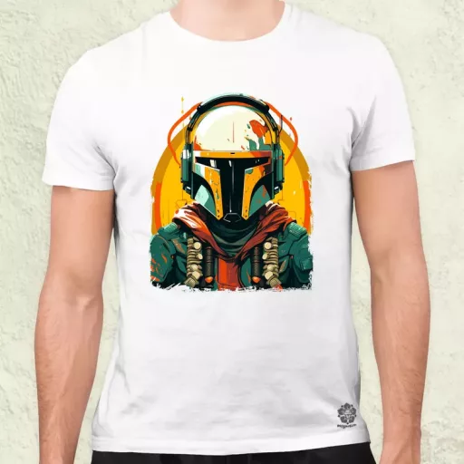 Anime Boba Fett fanart v3 férfi póló