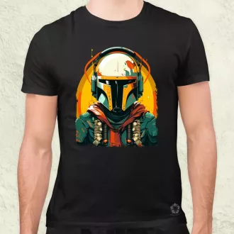Anime Boba Fett fanart v3 férfi póló
