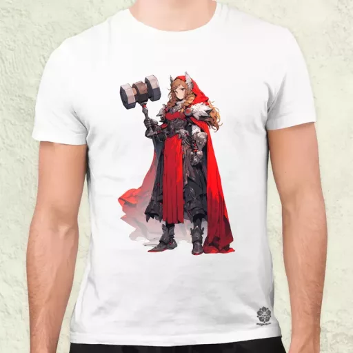 Anime Thor fantázia v1 férfi póló