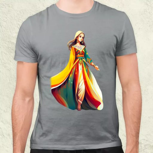 Arab nemes hölgy v3 férfi póló