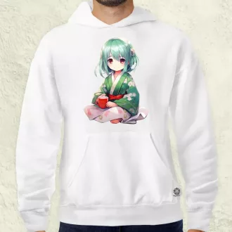 Chibi Gésa teázik v2 férfi pulóver