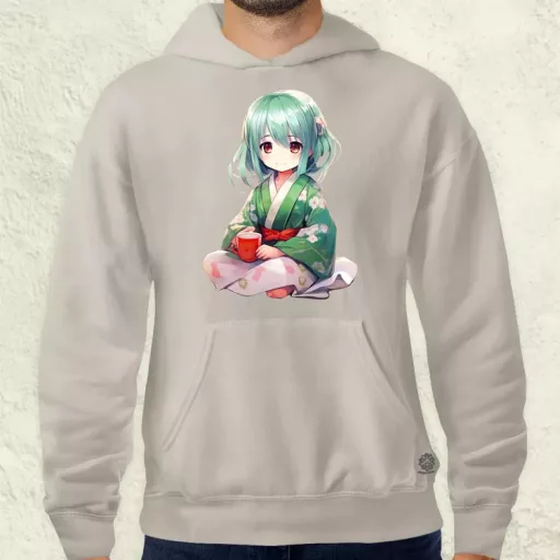 Chibi Gésa teázik v2 férfi pulóver