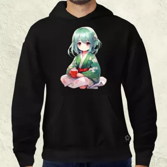 Chibi Gésa teázik v2 férfi pulóver