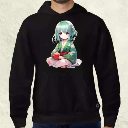 Chibi Gésa teázik v2 férfi pulóver