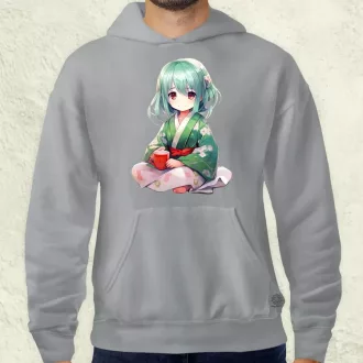 Chibi Gésa teázik v2 férfi pulóver