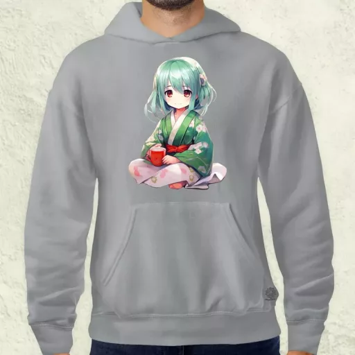 Chibi Gésa teázik v2 férfi pulóver