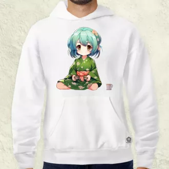 Chibi Gésa teázik v3 férfi pulóver