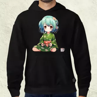 Chibi Gésa teázik v3 férfi pulóver