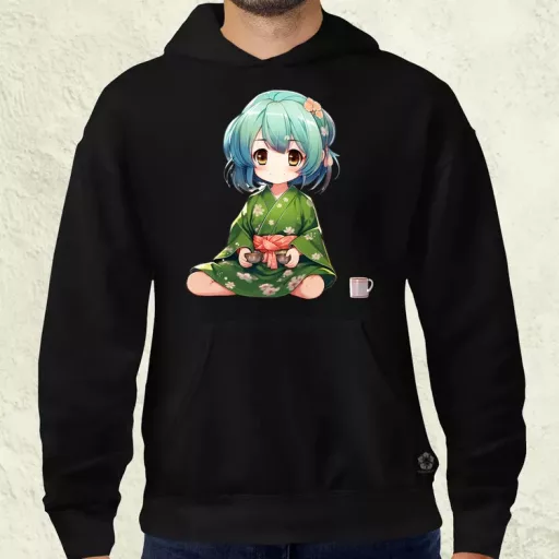 Chibi Gésa teázik v3 férfi pulóver