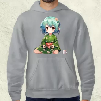 Chibi Gésa teázik v3 férfi pulóver