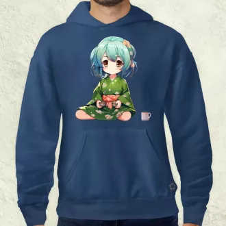 Chibi Gésa teázik v3 férfi pulóver
