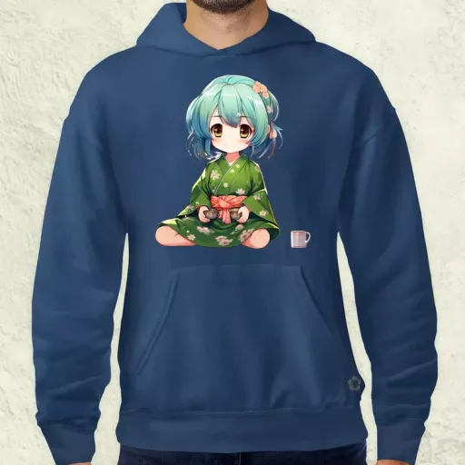 Chibi Gésa teázik v3 férfi pulóver