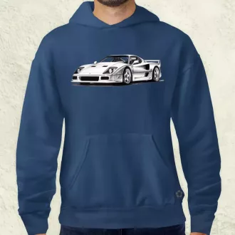 Ferrari F40 rajz v4 férfi pulóver