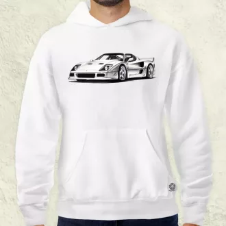 Ferrari F40 rajz v4 férfi pulóver