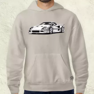 Ferrari F40 rajz v4 férfi pulóver