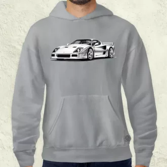 Ferrari F40 rajz v4 férfi pulóver