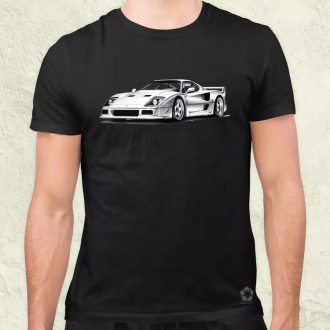Ferrari F40 rajz v4 férfi póló