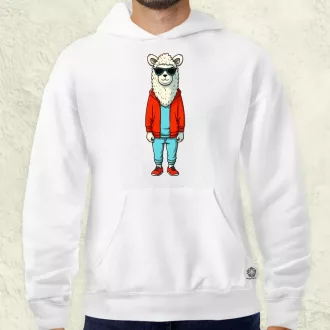 Laza láma srác v1 férfi pulóver