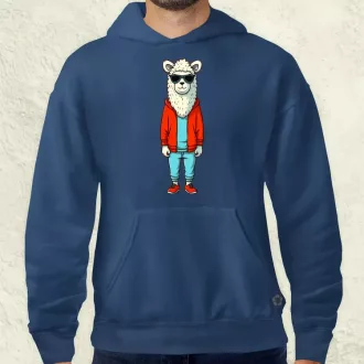 Laza láma srác v1 férfi pulóver