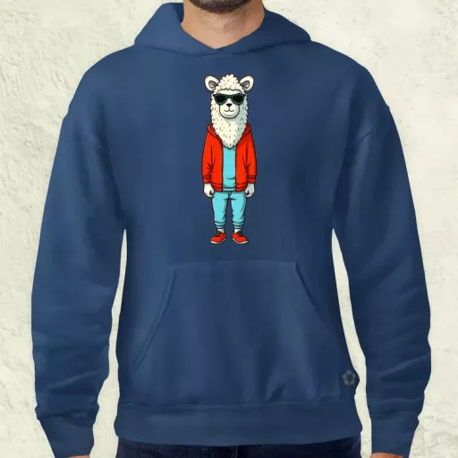 Laza láma srác v1 férfi pulóver