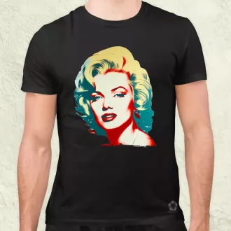 Marilyn Monroe portré v2 férfi póló