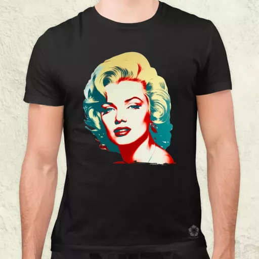 Marilyn Monroe portré v2 férfi póló