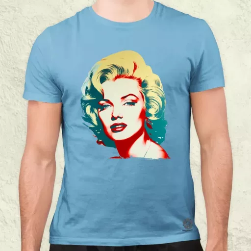 Marilyn Monroe portré v2 férfi póló