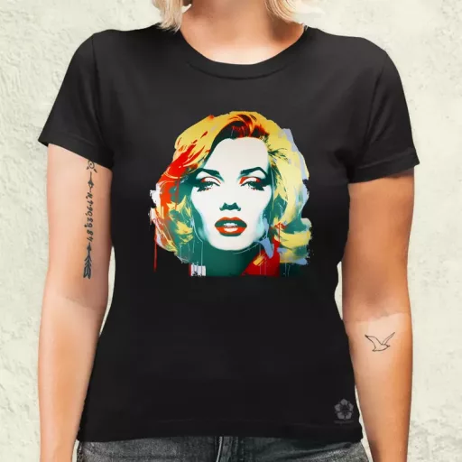 Marilyn Monroe portré v4 női póló