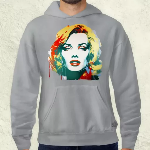 Marilyn Monroe portré v4 férfi pulóver