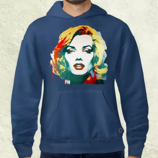Marilyn Monroe portré v4 férfi pulóver