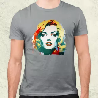 Marilyn Monroe portré v4 férfi póló