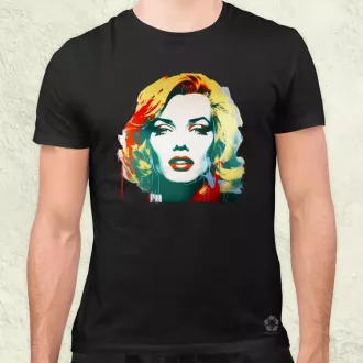 Marilyn Monroe portré v4 férfi póló