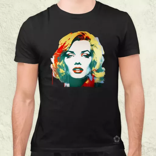 Marilyn Monroe portré v4 férfi póló