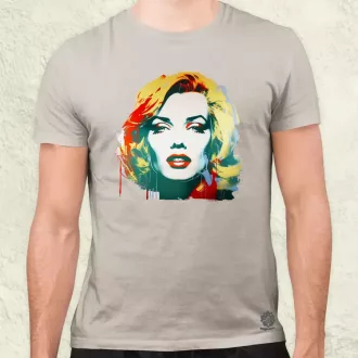Marilyn Monroe portré v4 férfi póló