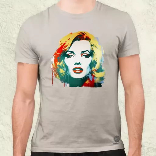 Marilyn Monroe portré v4 férfi póló