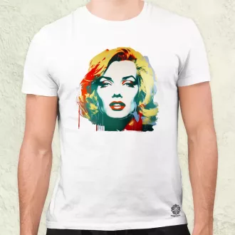 Marilyn Monroe portré v4 férfi póló