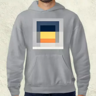 Minimál absztrakt v1 férfi pulóver