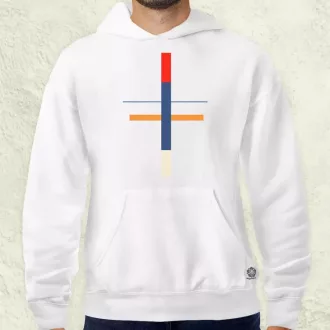 Minimál absztrakt v2 férfi pulóver
