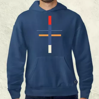 Minimál absztrakt v2 férfi pulóver