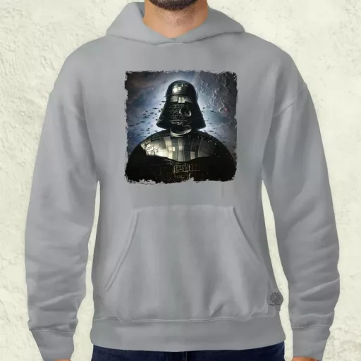 Pareidolia Darth Vader Halálcsillag fantázia v1 férfi pulóver