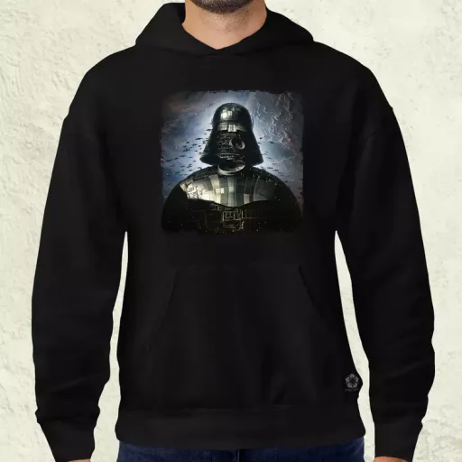 Pareidolia Darth Vader Halálcsillag fantázia v1 férfi pulóver