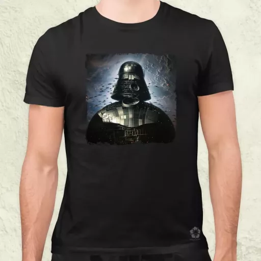 Pareidolia Darth Vader Halálcsillag fantázia v1 férfi póló