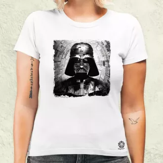   Pareidolia Darth Vader Halálcsillag fantázia v10 női póló
