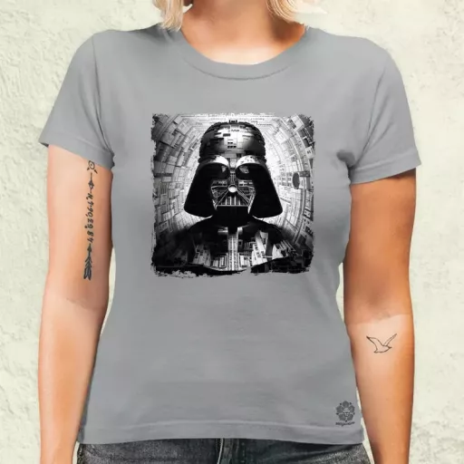 Pareidolia Darth Vader Halálcsillag fantázia v10 női póló