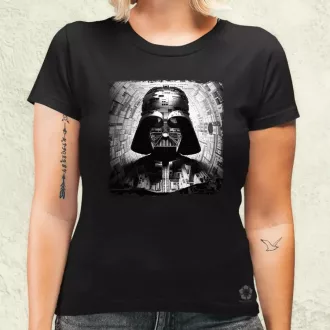   Pareidolia Darth Vader Halálcsillag fantázia v10 női póló