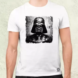   Pareidolia Darth Vader Halálcsillag fantázia v10 férfi póló