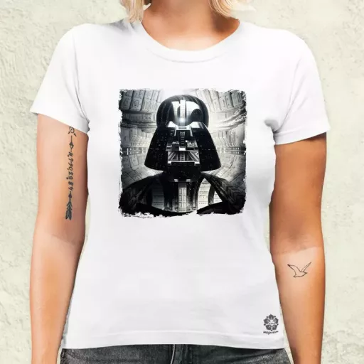 Pareidolia Darth Vader Halálcsillag fantázia v11 női póló