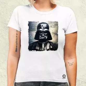   Pareidolia Darth Vader Halálcsillag fantázia v2 női póló