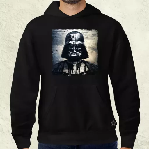 Pareidolia Darth Vader Halálcsillag fantázia v2 férfi pulóver